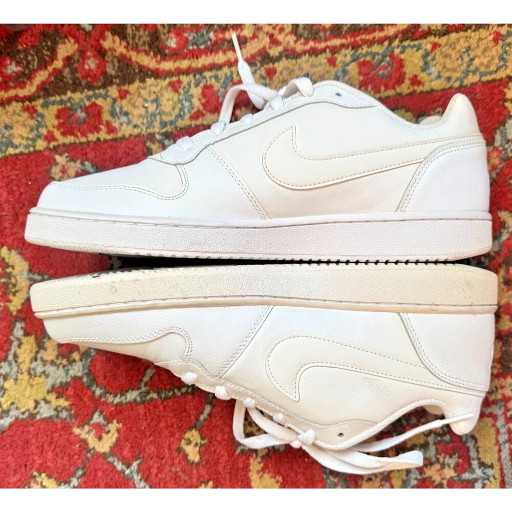 Nike Ebernon Low Shoes Men’s SZ US 10 / UK 9 / EU 44 leather white AQ1775-100